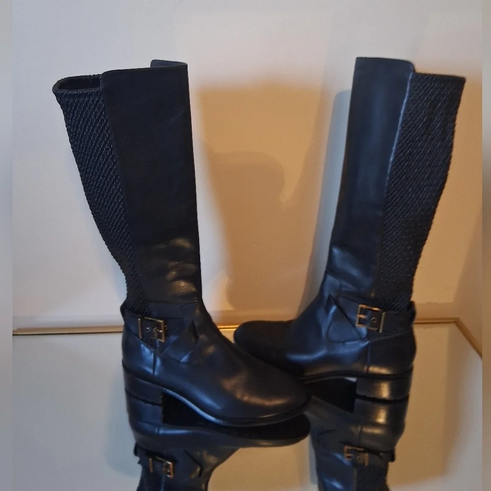 Cole Haan Women's Clover Stretch Side-Buckle Riding Boots Size 10 NWOT - Picture 10 of 15